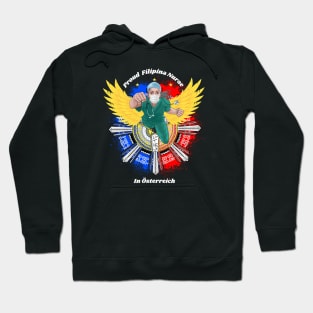 Proud Filipina Nurse in Österreich (Austria) Hoodie